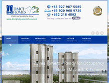 Tablet Screenshot of dmciphilippinecondos.com